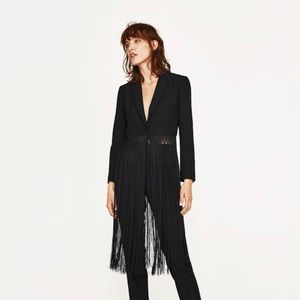Zara - Fringed Crop Blazer